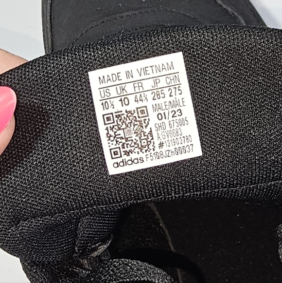 adidas Black High-Top Sneakers - Picture 3 of 9